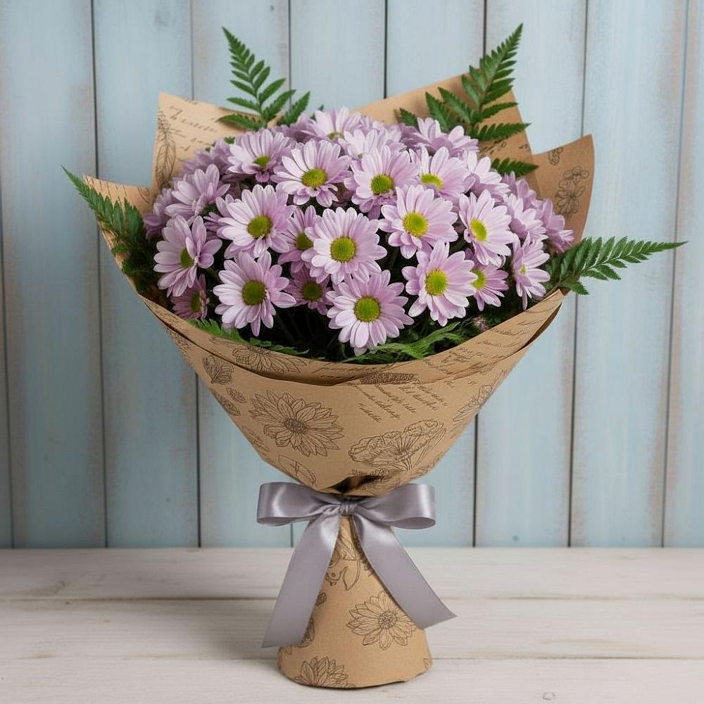 Букет цветов из: Хризантемы в Атяшево