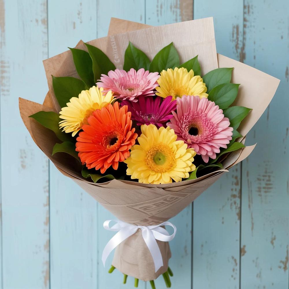 Букет цветов из: Герберы в Атяшево