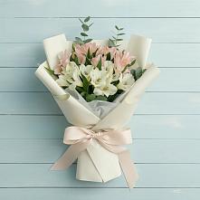 Букет цветов из:  Альстромерии #REPLACE_PRED# Атяшево