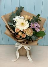 Букет цветов из:  Герберы и Хризантемы в Атяшево