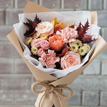 Букет цветов из:  Гвоздики, Хризантемы и Розы в Атяшево