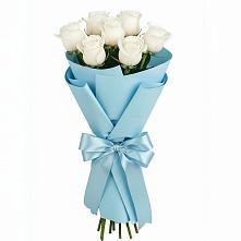 Букет 7 белых роз Проуд #REPLACE_PRED# Атяшево