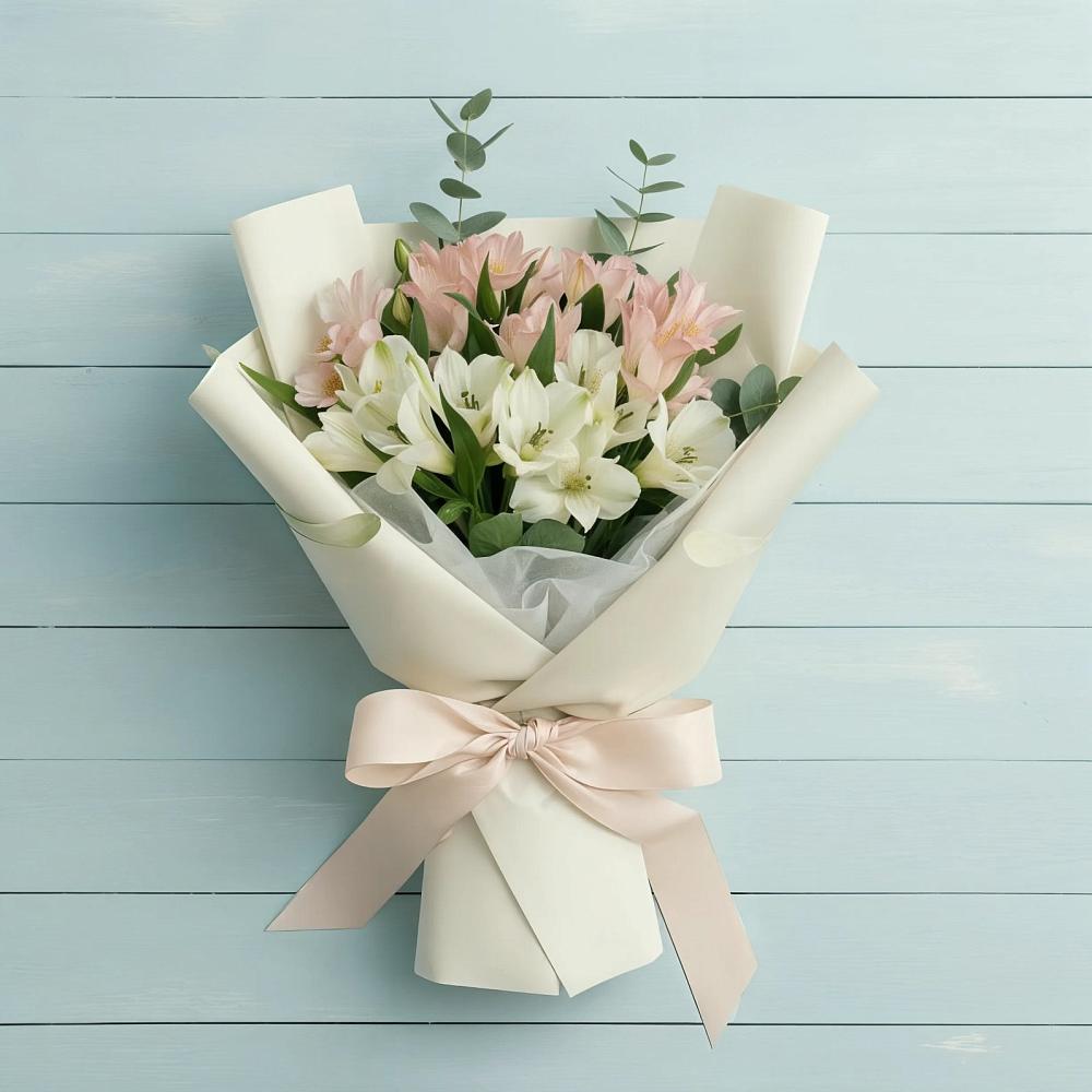 Букет цветов из: Альстромерии в Атяшево