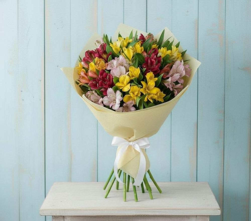 Букет цветов из: Альстромерии в Атяшево